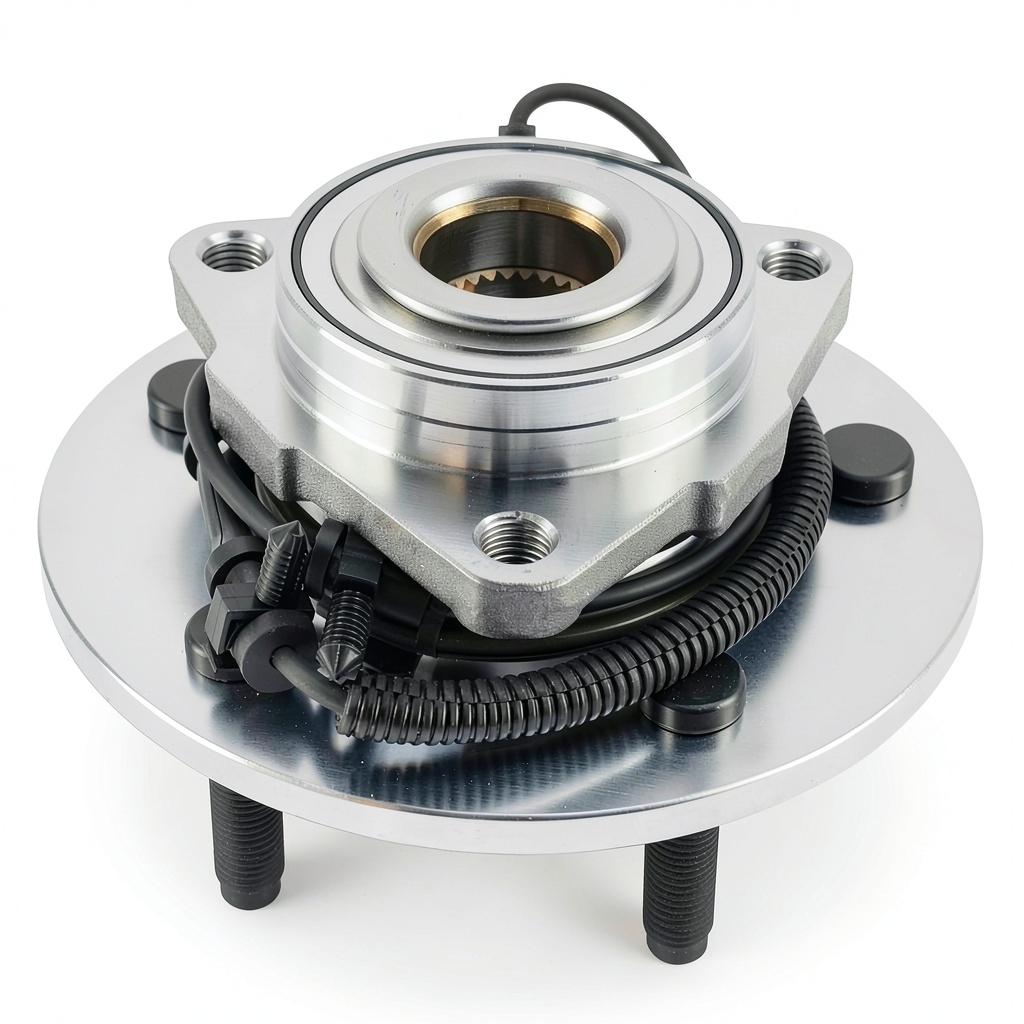 BDELI wheel hub bearing installed on a Dodge Ram 1500 front axle