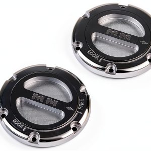 Ford Locking Hub Assembly Mile Marker 549 Stainless Steel Metal Cap-0