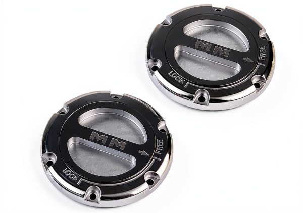 Ford Locking Hub Assembly Mile Marker 549 Stainless Steel Metal Cap-0