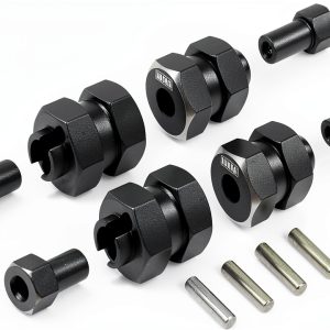 RC Wheel Hub INJORA SCX24-54BK Stainless Steel Width Extender 5mm-0