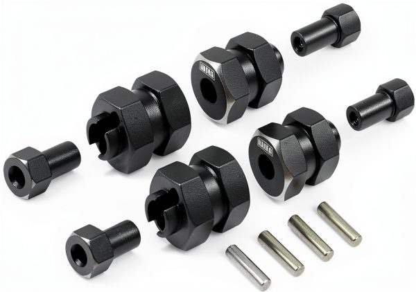 RC Wheel Hub INJORA SCX24-54BK Stainless Steel Width Extender 5mm-0