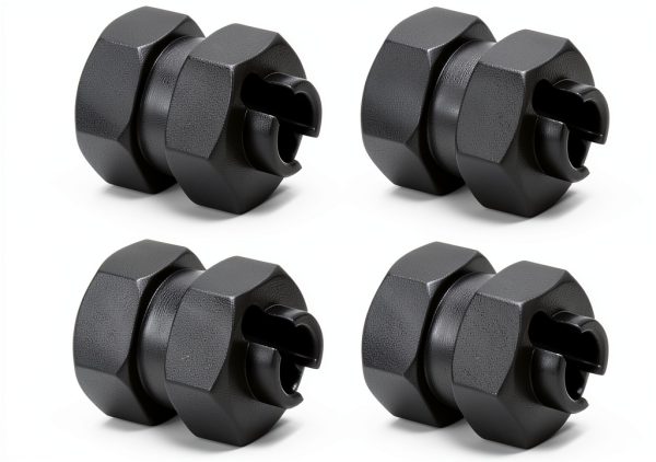 RC Wheel Hub INJORA SCX24-54BK Stainless Steel Width Extender 5mm-5