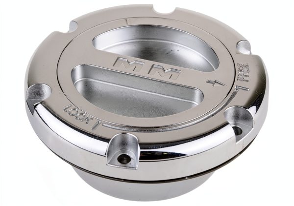 Ford Locking Hub Assembly Mile Marker 549 Stainless Steel Metal Cap-2