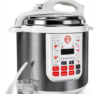 MasterChef 13-in-1 Pressure Cooker 6 Qt Electric MultiPot with LED-0