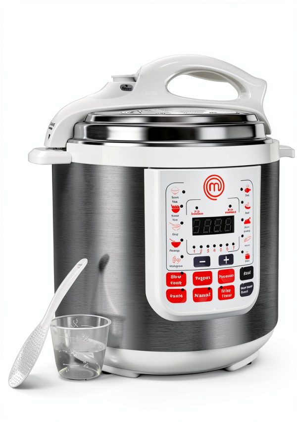 MasterChef 13-in-1 Pressure Cooker 6 Qt Electric MultiPot with LED-0