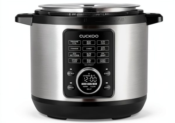 CUCKOO Electric Pressure Cooker 6 Qt CMC-ZSN601F Black LED Display-2