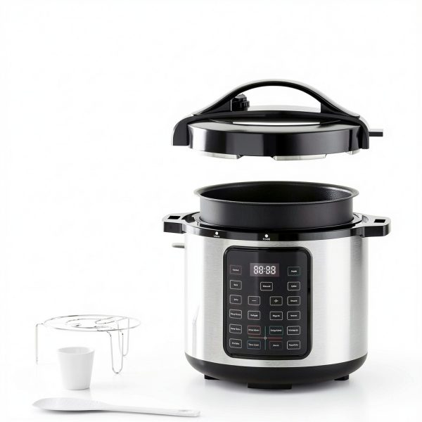 Sweetcrispy 8 QT Electric Pressure Cooker 16-in-1 Stainless Steel-4
