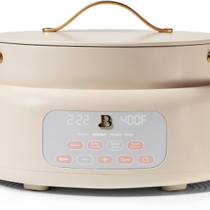 10 in 1 Electric Cooker 6 Quart White Icing by Drew Barrymore-0