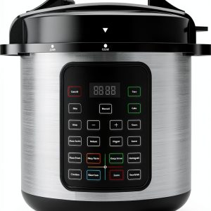 Electric Pressure Cooker 8QT Multi Cooker by Generic Stainless Steel-0