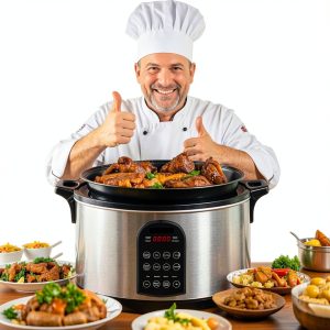 17.8QT Electric Pressure Cooker GOLREAN 8-in-1 24h Timer-0
