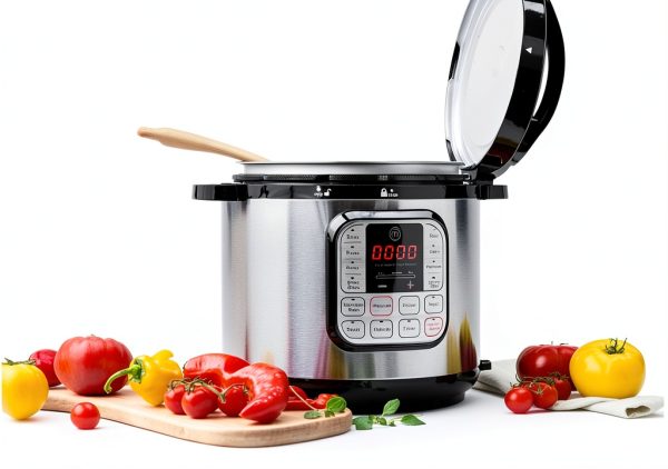 MasterChef Electric Pressure Cooker 10-in-1 6 Qt Stainless Steel-5