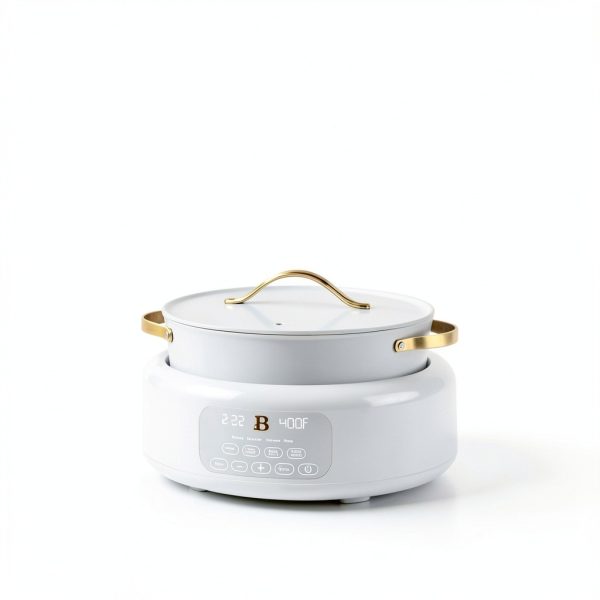10 in 1 Electric Cooker 6 Quart White Icing by Drew Barrymore-2
