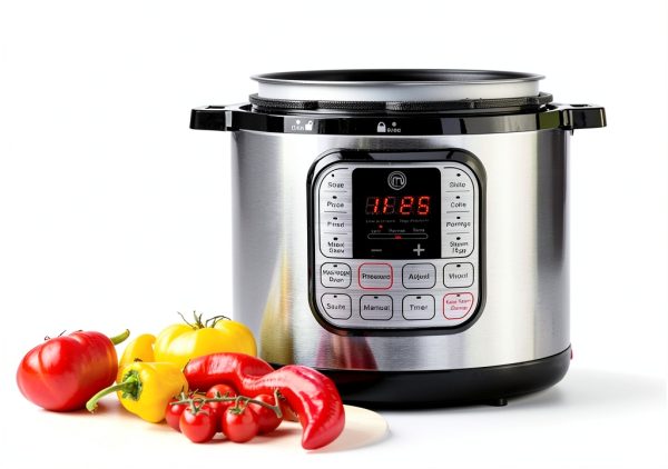 MasterChef Electric Pressure Cooker 10-in-1 6 Qt Stainless Steel-4