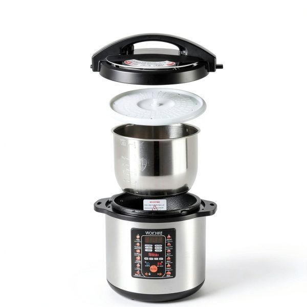 12L Commercial Electric Pressure Cooker YIQICHEF 12.8qt 1600W-3