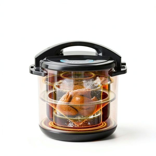 12L Commercial Electric Pressure Cooker YIQICHEF 12.8qt 1600W-6