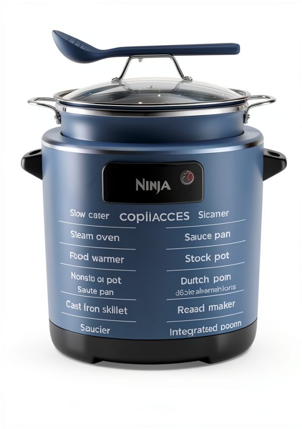 Ninja 14-in-1 Multi Cooker 8.5 Qt Blue Electric Pressure Cooker-2