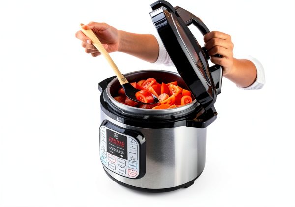 MasterChef Electric Pressure Cooker 10-in-1 6 Qt Stainless Steel-2