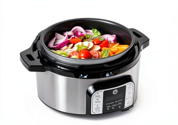 MasterChef Electric Pressure Cooker 10-in-1 6 Qt Stainless Steel-3