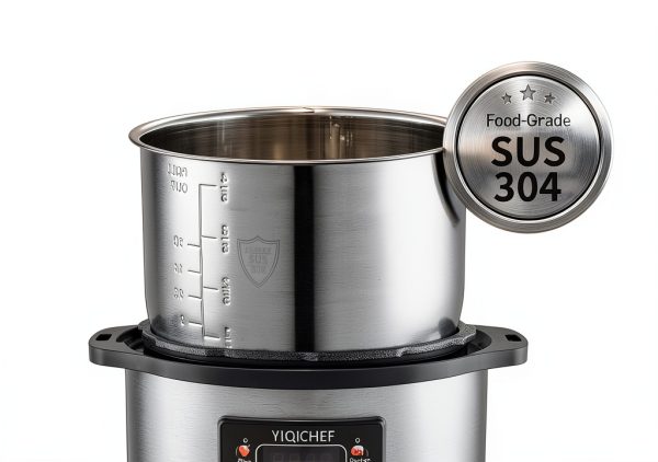 12L Commercial Electric Pressure Cooker YIQICHEF 12.8qt 1600W-1