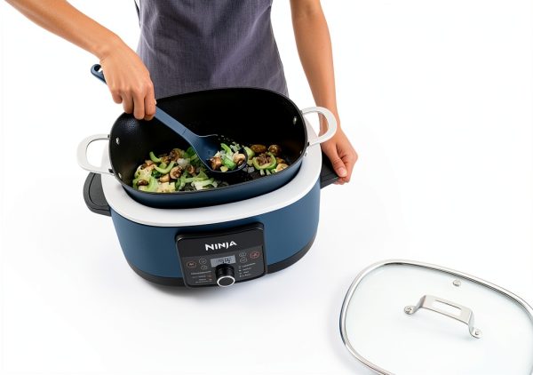 Ninja 14-in-1 Multi Cooker 8.5 Qt Blue Electric Pressure Cooker-4