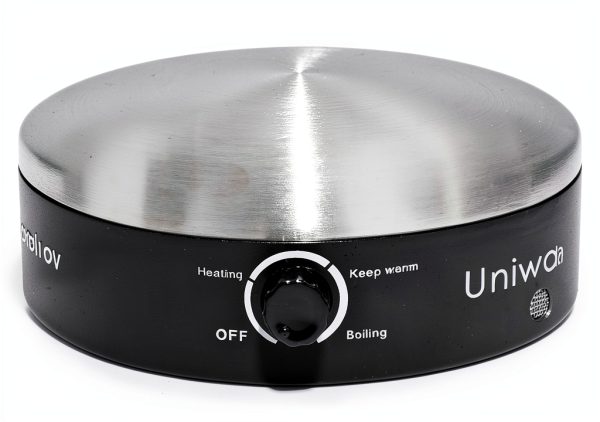 Uniware 1.2 Liter Stainless Steel Electric Cooker Rotating Base-2