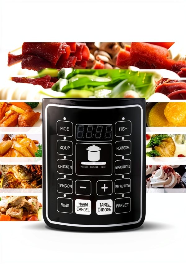 Electric Pressure Cooker Zuguachi 10-in-1 6L Black 24hr Reserve-4