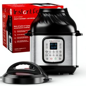Instant Pot Duo Crisp Air Fryer & Pressure Cooker 8Qt Black-0