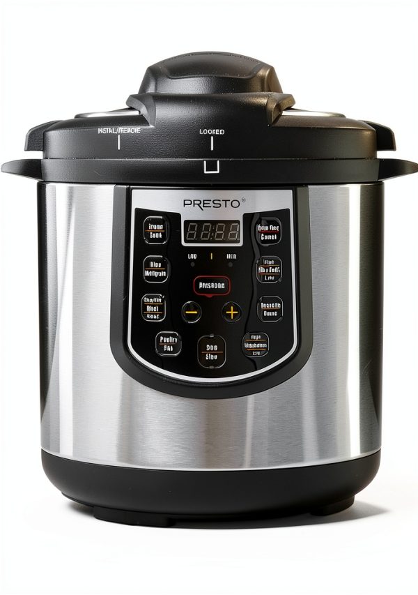 Presto 6 Quart Electric Pressure Cooker 02141 Black Silver-1