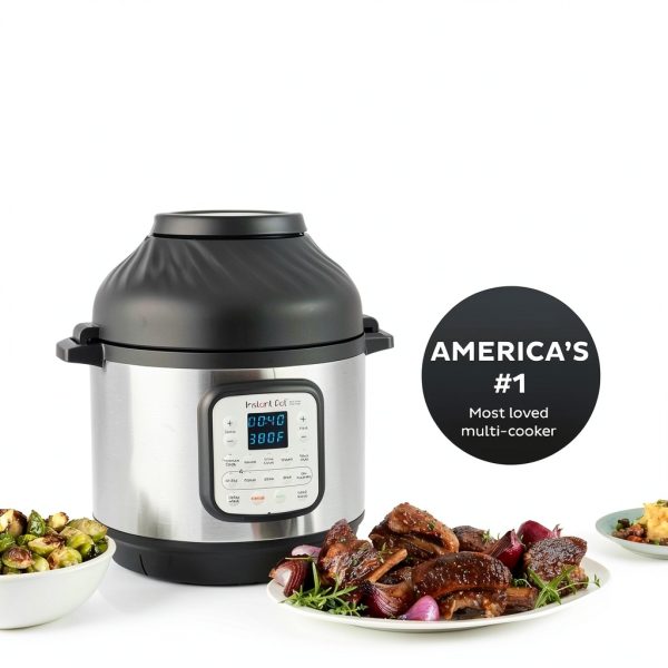 Instant Pot Duo Crisp Air Fryer & Pressure Cooker 8Qt Black-2