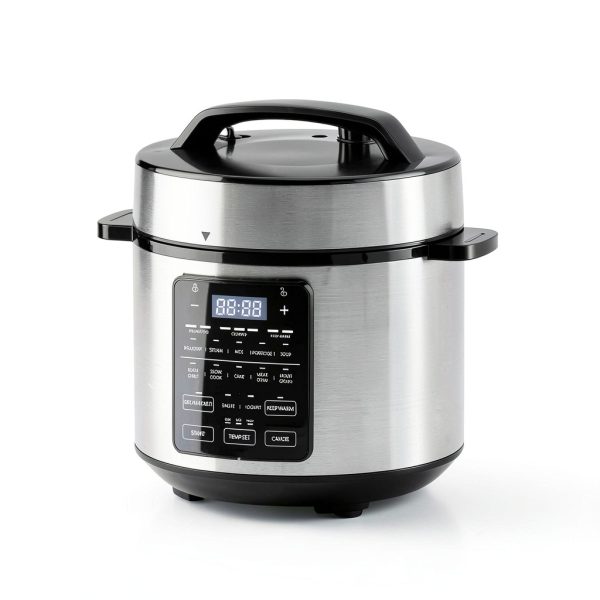 Electric Pressure Cooker DUMOS 12-in-1 6 Qt Stainless Steel Silver-6