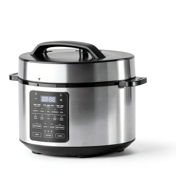 Electric Pressure Cooker DUMOS 12-in-1 6 Qt Stainless Steel Silver-1