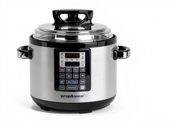 9-in-1 Electric Pressure Cooker 6QT by prepAmeal Silver Black-3