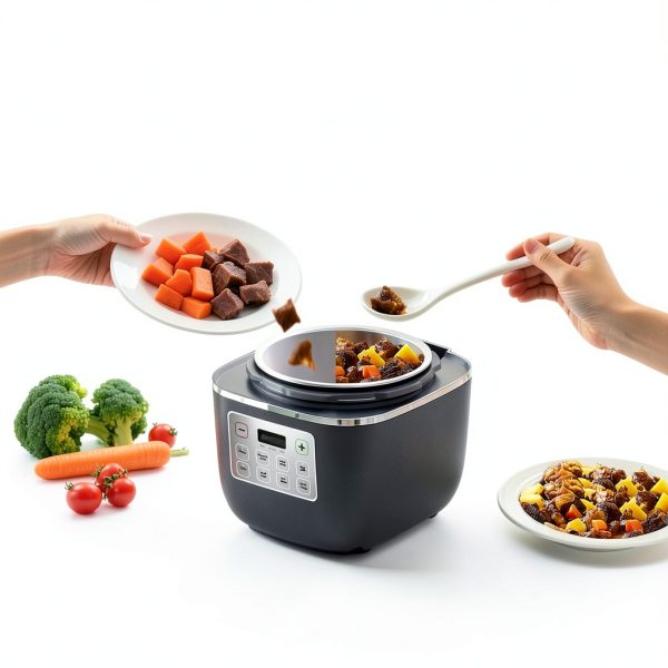 Electric Pressure Cooker Carori 3Qt 8-Function Ceramic Pot Gray-5