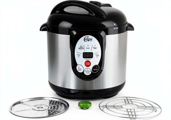 CAREY DPC-9SS Smart Electric Pressure Cooker and Canner, Stainless Steel, 9.5 Qt-0